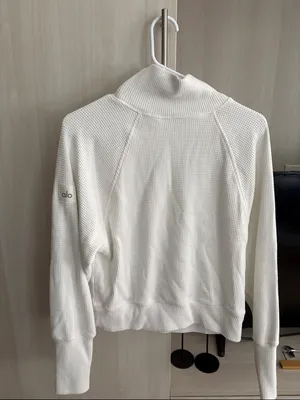 ALO Yoga | Waffle Weekend Escape Mock Neck Long Sleeve thumbnail 5