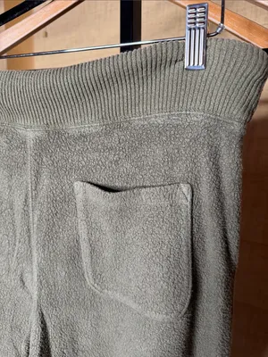 Aerie Olive Green Cozy Fleece Joggers Size Small thumbnail 9