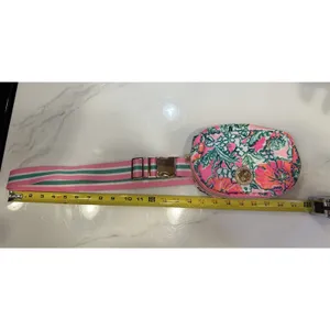 Lilly Pulitzer Jeanie Runaround Belt Bag Fanny Pack Soleil Pink Perfect Poppy thumbnail 7