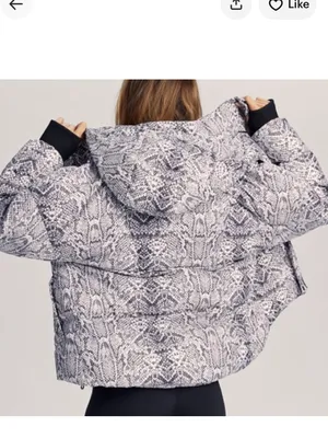 Varley‎ Highland Puffer Jacket snakeskin sz XS thumbnail 3