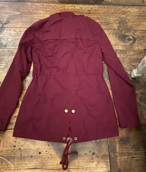 Burgundy Lightweight Jacket Red thumbnail 3