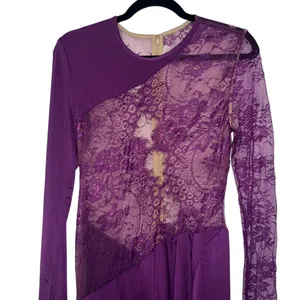 Michael Costello X Revolve Hillary Lace Gown In Purple thumbnail 4