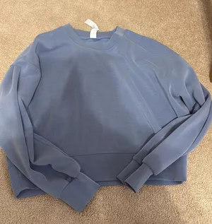 Lululemon Cropped Crew Softstreme Oversized thumbnail 1