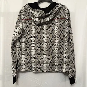 ALALA Women's Size XS Red Snake Print 1/4‎ Zip Windbreaker Jacket Athleisure NWT thumbnail 4
