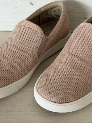 Naturalizer Marianne Leather Slip On Flat Sneakers Women’s Size 7WW Beige NEW thumbnail 3