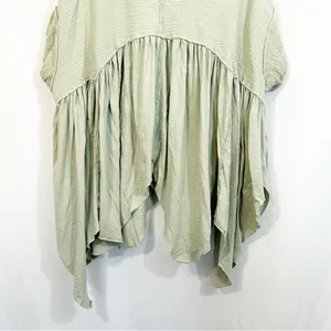 Free People Sugar Rush Babydoll Asymmetrical Hem Short Sleeve Top thumbnail 9
