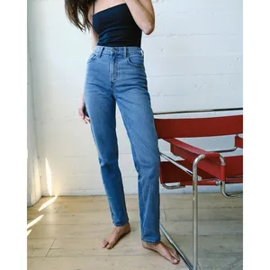 Abercrombie & Fitch Womens Jeans 26 2 Blue Denim 90s Straight Ultra High Rise thumbnail 3