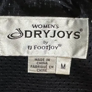 Women's DryJoys by FootJoy Vented Navy Rain Jacket Size Medium Golf‎ Windbreaker thumbnail 8