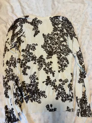 Gap brown and white long sleeve shirt thumbnail 5