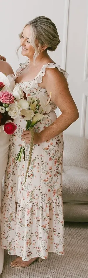 Park & Fifth Renfrew Dress White Floral thumbnail 1