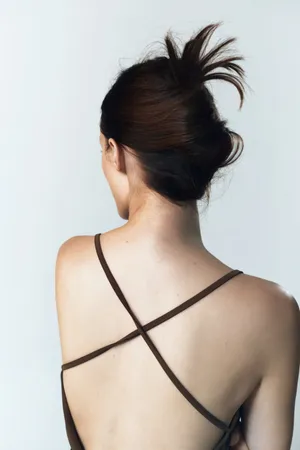 ZARA Brown Flowing Flowy Tank Top Blouse thumbnail 4