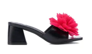NEW NEW YORK & COMPANY Floral-Detail Mule Heel thumbnail 5