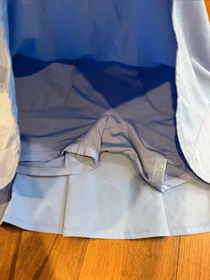 Ralph Lauren Solid Light Blue Skort Size Large - C4-089 thumbnail 2
