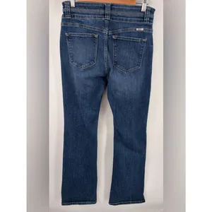 KanCan Estilo bootcut stretch dark wash double button high waist jean women’s 28 thumbnail 4