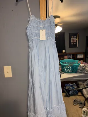 Spring Dress Blue Size M thumbnail 2