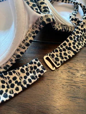 Leopard Print Bikini Top Shade & Shore thumbnail 4