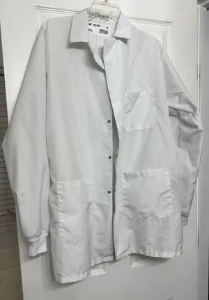 White Knight Professional Lab Coat is a size Medium. thumbnail 1