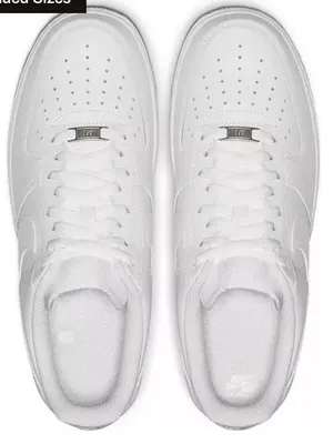 Nike White Air Force size 8 thumbnail 2