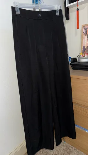Princess Polly Elegant Black Trousers thumbnail 1