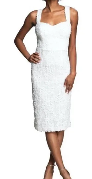 Dress the Population Nicole Floral Appliqué Bridal MIDI Dress thumbnail 1