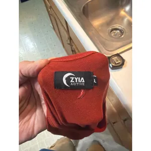 Zyia Active Womens XL Red Sleeveless Midi Dress Crew Neck Side Slits Jersey Knit thumbnail 3