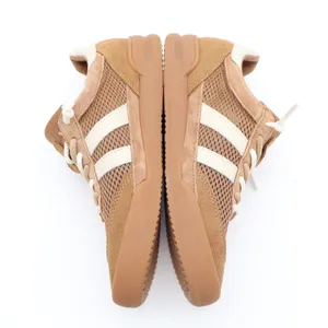 Verdict Women's Tan Mesh Suede Soccer Style Sneakers Size 6 Gum Sole thumbnail 5