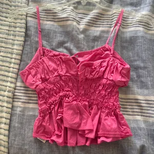 Hot pink tank top thumbnail 2