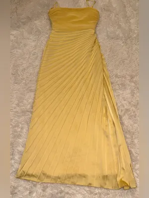 NEW Dress The Population Kinley Accordion Pleat Strapless Evening Gown Sz XXL thumbnail 5