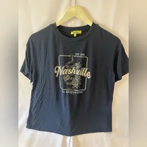 Nashville Graphic Tee in Dark Blue thumbnail 1