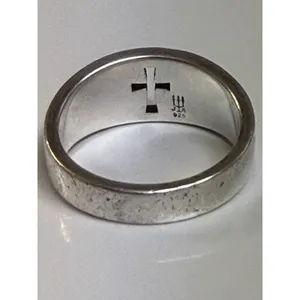 James Avery Sterling Silver Open Cross Ring Size 7 thumbnail 5