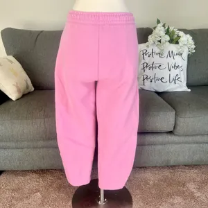 Abercrombie Pink High Rise Sunday Barrel Sweatpants thumbnail 6