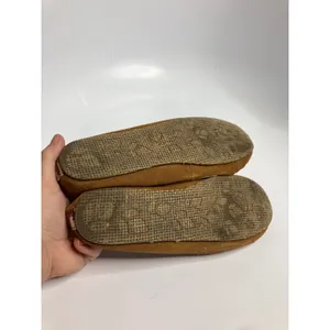 Reef Winter Drift Moccasins Womens 7 Brown Excellent Suede Fringe Southwestern thumbnail 7
