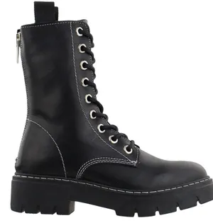 NEW Steve Madden Kanyon Black Platform Combat Boots thumbnail 5