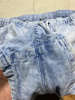 Aerie Light Blue Drawstring Women’s Shorts large thumbnail 4