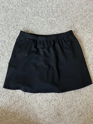 Black athletic skirt thumbnail 2