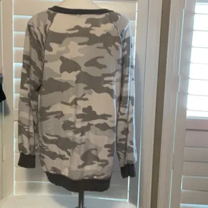 First Love Gray Camo Sweatshirt thumbnail 3