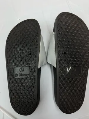 Disney Mickey Mouse Grey and Black Slides Size Womens 8 thumbnail 3