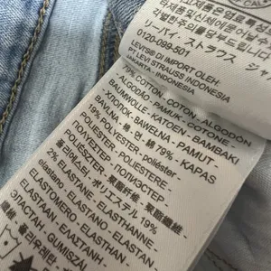 Levi's Jean‎ Shorts Size 30 Womens Mid Length Short Cuffed Mid Rise Blue Denim thumbnail 8