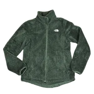 THE NORTH FACE Osito Fleece Jacket Women M Forest Green Outdoor Athletic Travel thumbnail 3