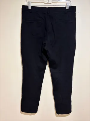 Quince Ultra-Stretch Ponte Straight Leg 4-Pocket Pull-On Pants Black Size Large thumbnail 12
