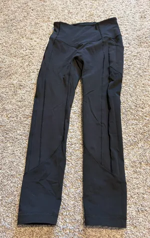 Black Lululemon Leggings Crop thumbnail 1