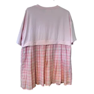 Fantastic Fawn Top Dress Pinks Oversized Pleated Cotton Lining Boho Fairy SZ M thumbnail 7