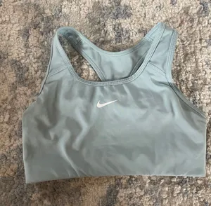 Nike Pale Blue Racerback Sports Bra thumbnail 1