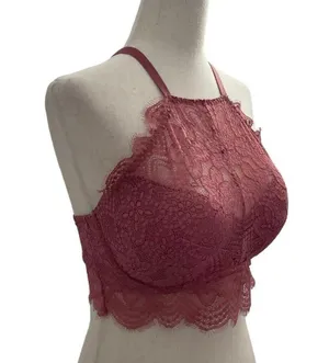 Victorias Secret Pink Women Size Small Bralette Push Up Bra Rose Pink 10A-744P thumbnail 2