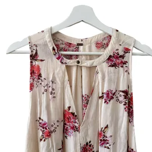 Free People Tree Swing Floral Sleeveless Tunic Mini Boho Dress S thumbnail 7