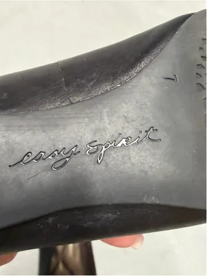 Easy Spirit Black Gold Mary Jane Heels Size 7W thumbnail 5