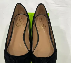 Sam Edelman Black Suede Flats thumbnail 1