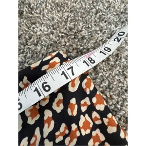 Intimately Free People Black Tan Animal Print Satin Maxi Skirt Womens XL Casual thumbnail 4