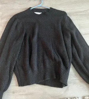 Black sparkle sweater Size L thumbnail 1