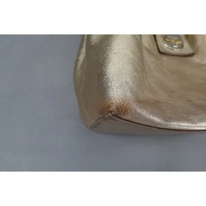 KATE SPADE‎ Gold Pebbled Leather Bexley Stevie Satchel Shoulder Bag Turn Lock thumbnail 3